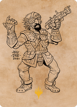 Image of Jan Jansen, Chaos Crafter Art Card (Gold-Stamped) [Commander Legends: Battle for Baldur's Gate Art Series]