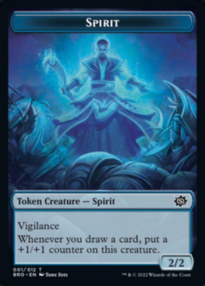 Image of Spirit Token [The Brothers' War Tokens]