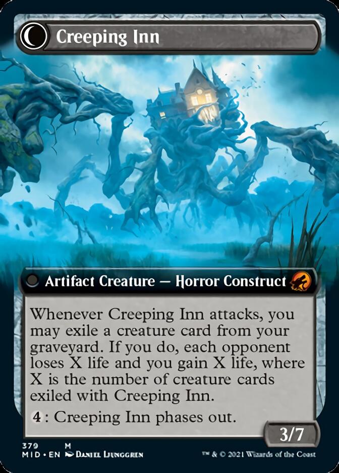Image of Hostile Hostel // Creeping Inn (Extended Art) [Innistrad: Midnight Hunt]