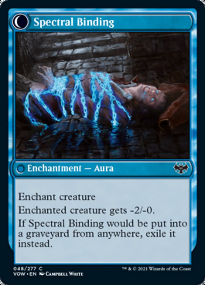 Image of Binding Geist // Spectral Binding [Innistrad: Crimson Vow]