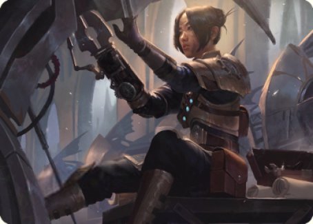 Image of Thopter Mechanic Art Card [The Brothers' War Art Series]