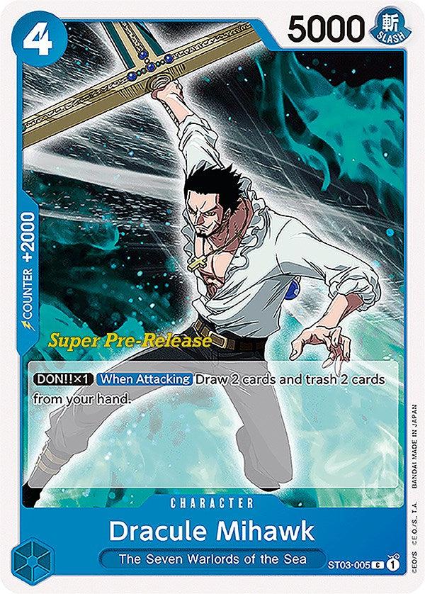 Image of Dracule Mihawk [Super Pre-Release Starter Deck: The Seven Warlords of the Sea]