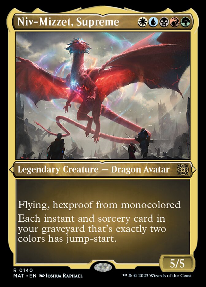 Image of Niv-Mizzet, Supreme (Foil Etched) [March of the Machine: The Aftermath]