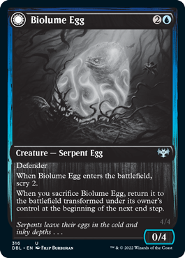 Image of Biolume Egg // Biolume Serpent [Innistrad: Double Feature]