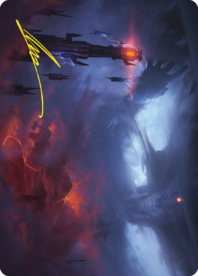 Image of Shadow of the Enemy Art Card (Gold-Stamped Signature) [The Lord of the Rings: Tales of Middle-earth Art Series]