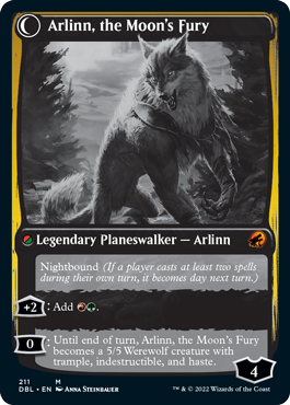 Image of Arlinn, the Pack's Hope // Arlinn, the Moon's Fury [Innistrad: Double Feature]