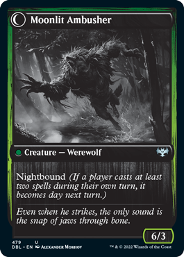 Image of Oakshade Stalker // Moonlit Ambusher [Innistrad: Double Feature]