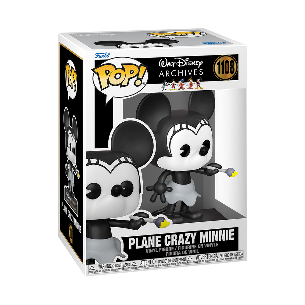 Plane Crazy Minnie (Walt-Disney Archives) #1108
