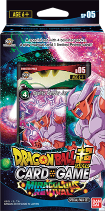 Dragon Ball Super Card Game: Miraculous Revival Special Pack Set