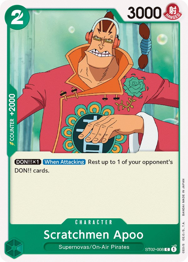 Image of Scratchmen Apoo [Starter Deck: Worst Generation]