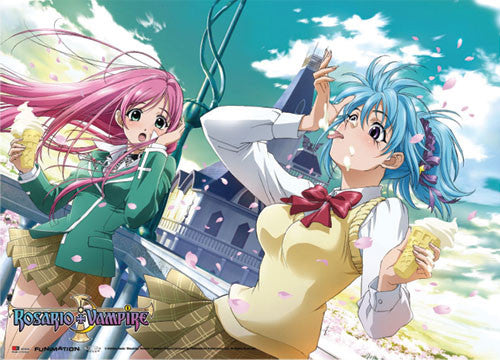 Image of ROSARIO VAMPIRE ICE CREAM WALLSCROLL