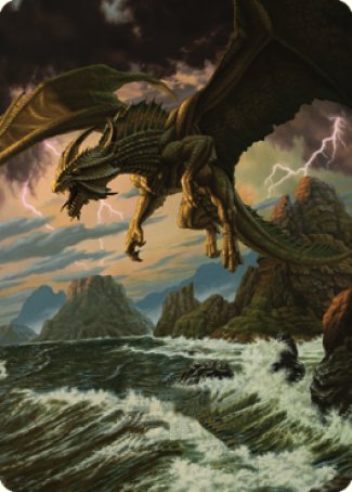 Image of Ancient Bronze Dragon Art Card (03) [Commander Legends: Battle for Baldur's Gate Art Series]