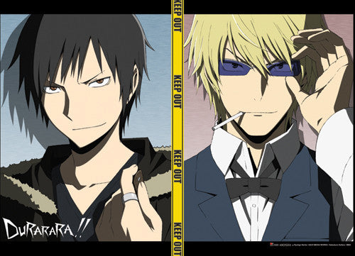 Image of DURARARA!! IZAYA AND SHIZUO WALL SCROLL