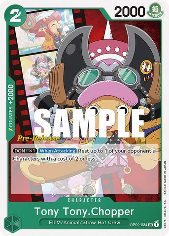 Tony Tony.Chopper [Paramount War Pre-Release Cards]