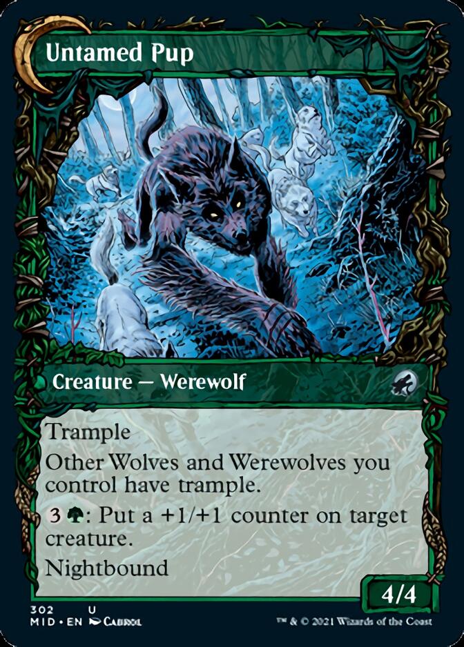 Image of Hound Tamer // Untamed Pup (Showcase Equinox) [Innistrad: Midnight Hunt]