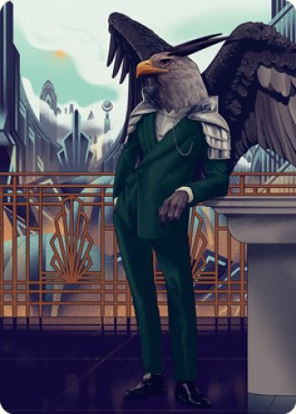 Image of Falco Spara, Pactweaver 2 Art Card [Streets of New Capenna Art Series]