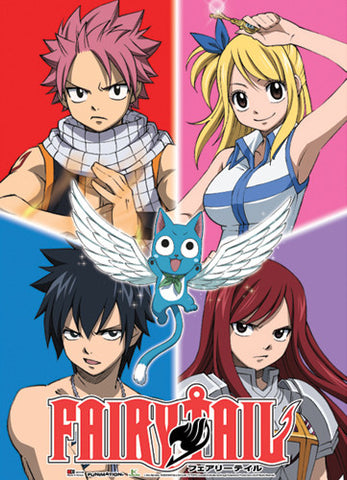 FAIRY TAIL GROUP WALLSCROLL