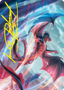 Image of Galazeth Prismari Art Card (Gold-Stamped Signature) [Strixhaven: School of Mages Art Series]