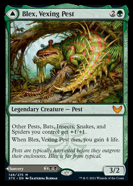 Image of Blex, Vexing Pest // Search for Blex [Strixhaven: School of Mages]