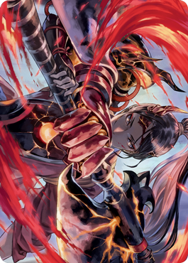 Image of Risona, Asari Commander Art Card [Kamigawa: Neon Dynasty Art Series]
