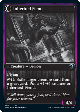 Image of Heirloom Mirror // Inherited Fiend [Innistrad: Double Feature]