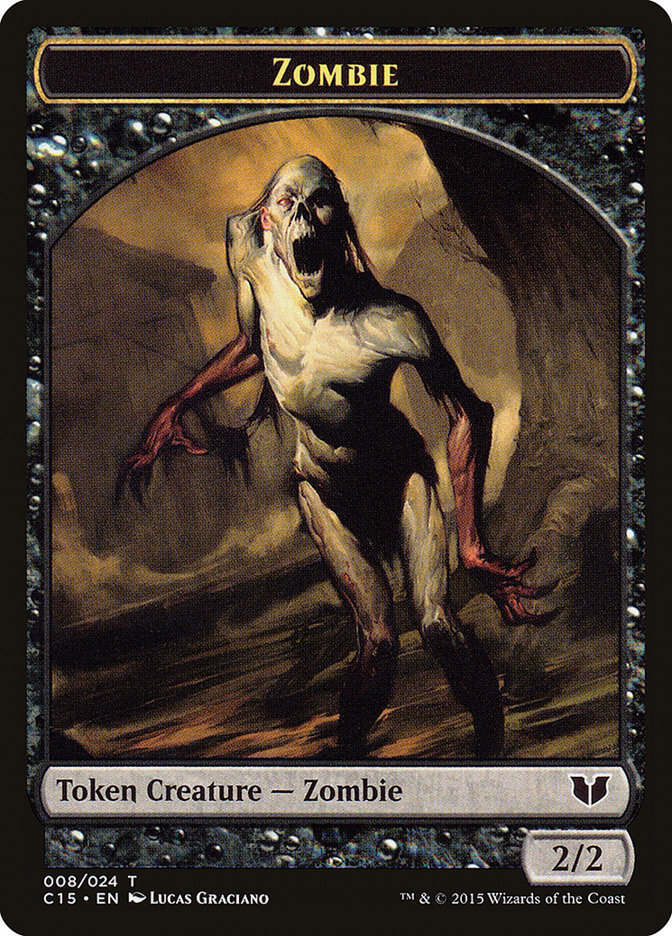 Image of Zombie Token [Commander 2015 Tokens]