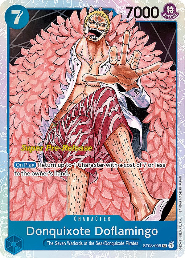 Image of Donquixote Doflamingo [Super Pre-Release Starter Deck: The Seven Warlords of the Sea]