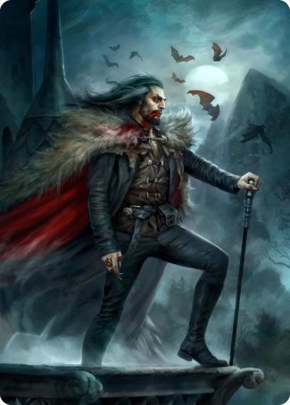 Image of Dracula, Blood Immortal Art Card [Innistrad: Crimson Vow Art Series]