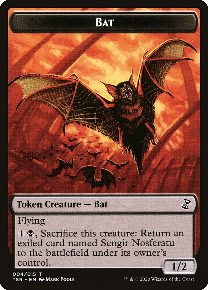 Image of Bat Token [Time Spiral Remastered Tokens]