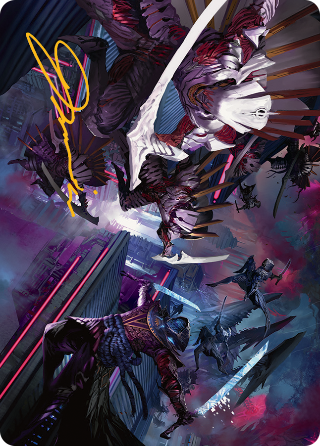 Image of Invasion of Kamigawa Art Card (Gold-Stamped Signature) [March of the Machine Art Series]