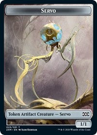 Image of Servo // Treasure Double-Sided Token [Double Masters Tokens]