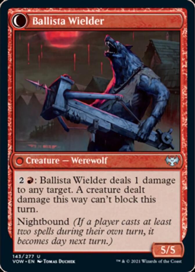 Image of Ballista Watcher // Ballista Wielder [Innistrad: Crimson Vow]