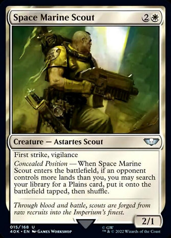 Space Marine Scout (Surge Foil) [Warhammer 40,000]