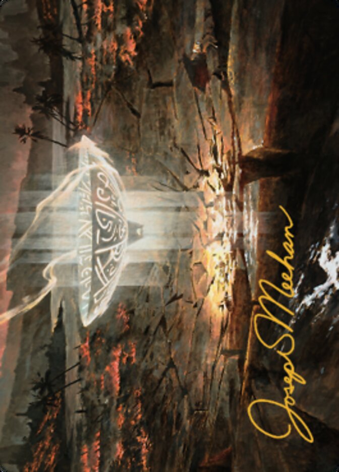Image of Urza's Sylex Art Card (Gold-Stamped Signature) [The Brothers' War Art Series]