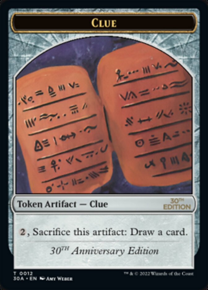 Image of Clue Token (012) [30th Anniversary Tokens]