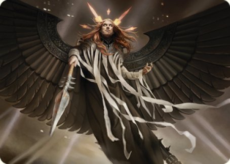 Image of Angel of Suffering Art Card [Streets of New Capenna Art Series]