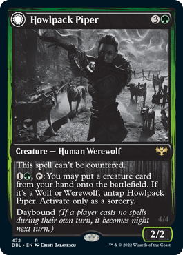 Image of Howlpack Piper // Wildsong Howler [Innistrad: Double Feature]