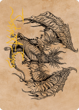 Image of Ganax, Astral Hunter Art Card (Gold-Stamped Signature) [Commander Legends: Battle for Baldur's Gate Art Series]