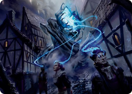 Image of Dreamshackle Geist Art Card [Innistrad: Crimson Vow Art Series]