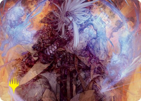 Image of Satoru Umezawa 2 Art Card (Gold-Stamped Signature) [Kamigawa: Neon Dynasty Art Series]