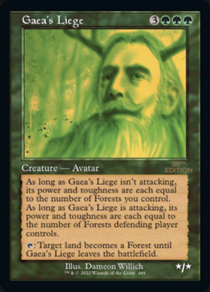 Image of Gaea's Liege (Retro) [30th Anniversary Edition]