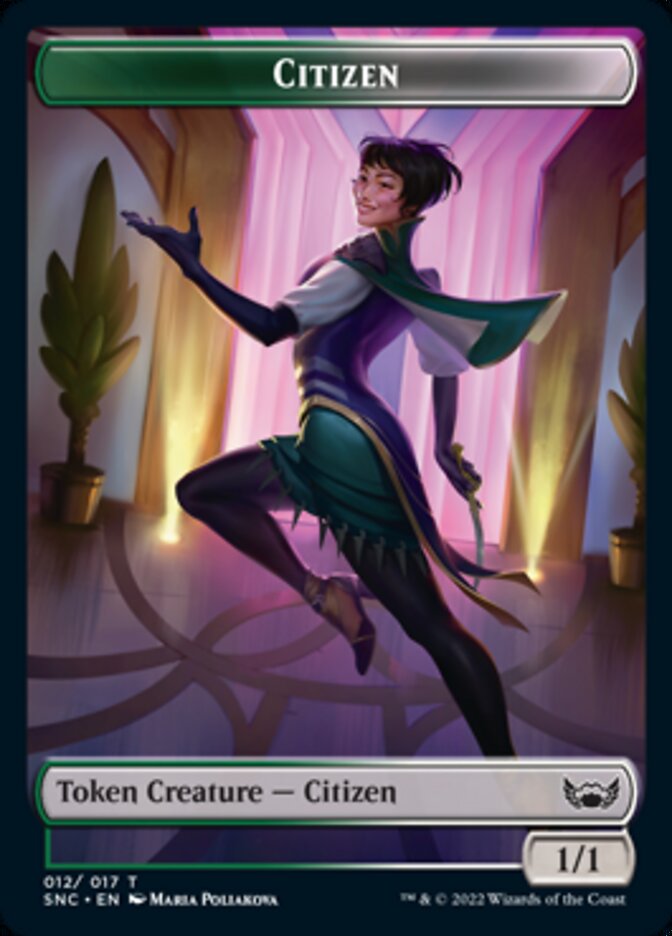 Image of Treasure (015) // Citizen Double-Sided Token [Streets of New Capenna Tokens]