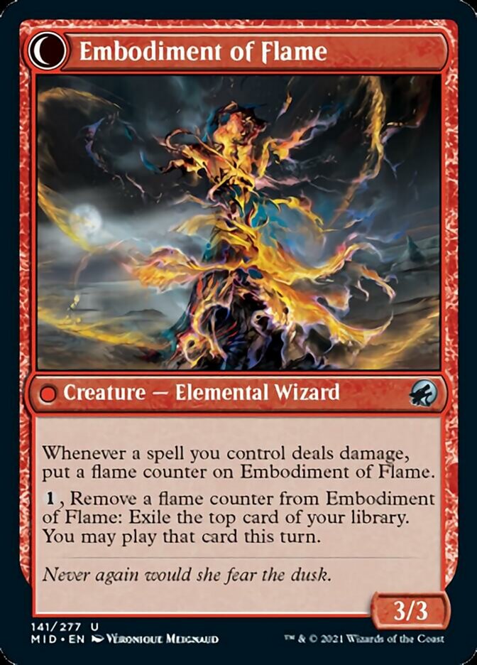 Image of Flame Channeler // Embodiment of Flame [Innistrad: Midnight Hunt]
