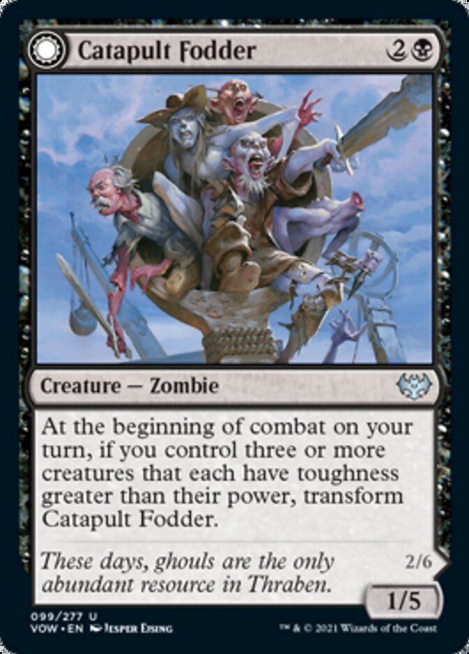 Image of Catapult Fodder // Catapult Captain [Innistrad: Crimson Vow]
