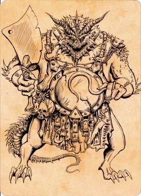 Image of Thrakkus the Butcher Art Card [Commander Legends: Battle for Baldur's Gate Art Series]