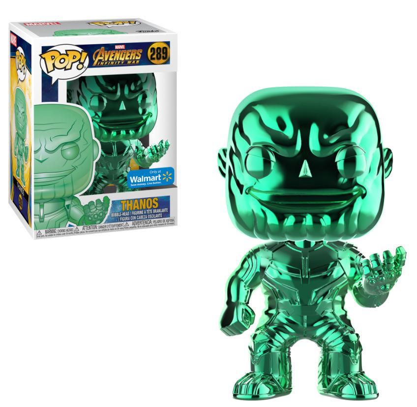 Image of Thanos (Green Chrome) (Walmart Exclusive) (Avengers Infinity War) (Marvel) #289