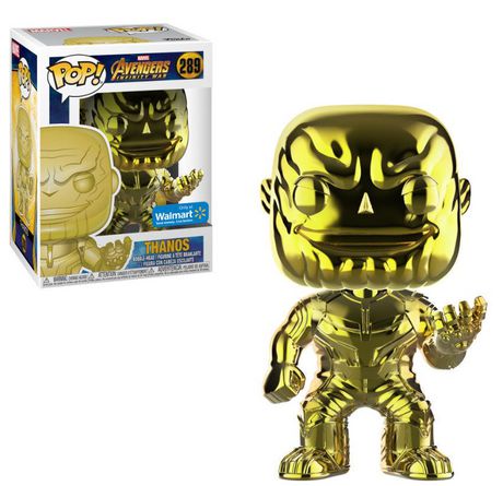 Thanos (Yellow Chrome) (Walmart Exclusive) (Avengers Infinity War) (Marvel) #289