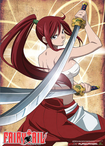 FAIRY TAIL ERZA WALL SCROLL