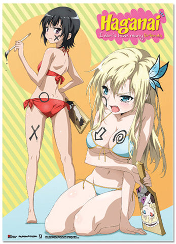 HAGANAI BIKINI GIRLS WALLSCROLL