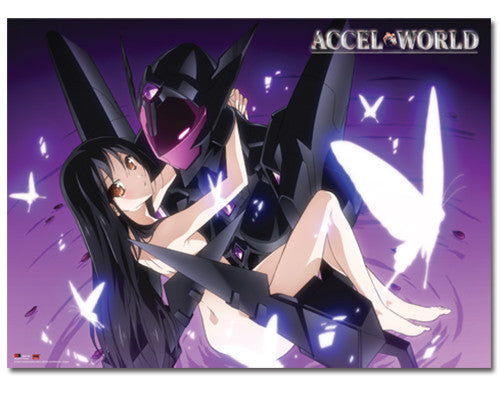 Image of ACCEL WORLD BLACK LOTUS & KUROYUKIHIME WALLSCROLL
